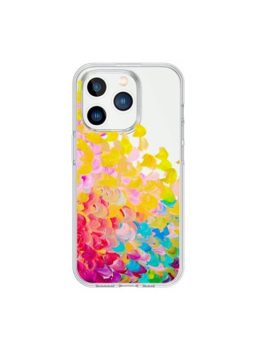Coque iPhone 15 Pro Creation in Color Jaune Yellow Transparente - Ebi Emporium