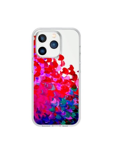 Coque iPhone 15 Pro Creation in Color Pink Rose Transparente - Ebi Emporium