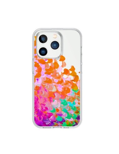 Cover iPhone 15 Pro Creation in Colore Arancione Trasparente - Ebi Emporium