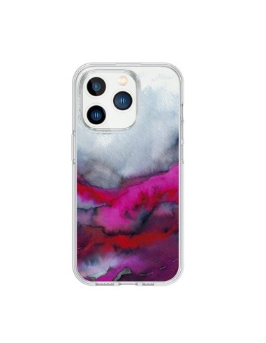 Coque iPhone 15 Pro Winter Waves Vagues Hiver Transparente - Ebi Emporium