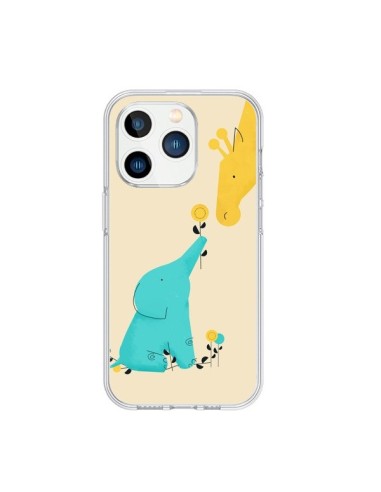 Coque iPhone 15 Pro Elephant Bebe Girafe - Jay Fleck