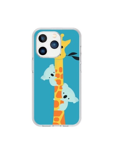 Coque iPhone 15 Pro Koala Girafe Arbre - Jay Fleck