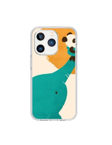 Coque iPhone 15 Pro Elephant Help Panda - Jay Fleck