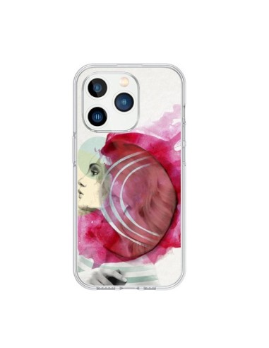 Coque iPhone 15 Pro Bright Pink Femme - Jenny Liz Rome