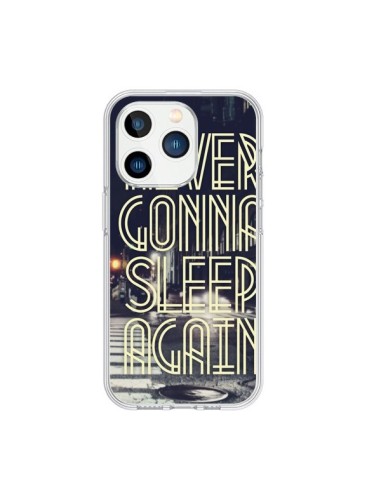 Coque iPhone 15 Pro Never Gonna Sleep New York City - Javier Martinez