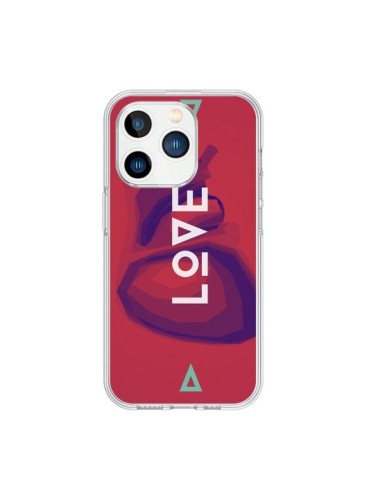 iPhone 15 Pro Case Love Heart Triangle - Javier Martinez
