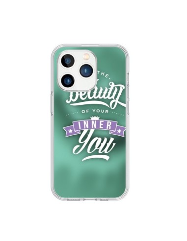 Coque iPhone 15 Pro Beauty Vert - Javier Martinez