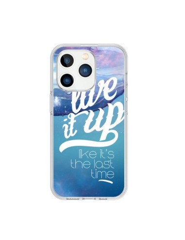 Coque iPhone 15 Pro Last Time Bleu - Javier Martinez