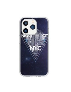 Coque iPhone 15 Pro New York City Triangle Bleu - Javier...