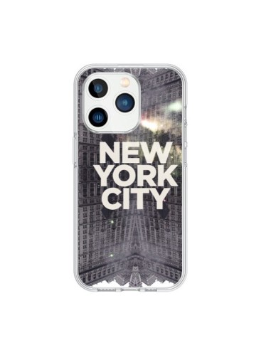 Coque iPhone 15 Pro New York City Gris - Javier Martinez