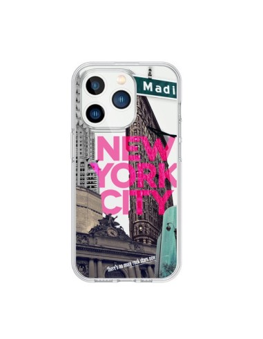 Coque iPhone 15 Pro New Yorck City NYC Transparente - Javier Martinez