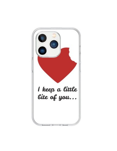 Cover iPhone 15 Pro I Keep a little bite of you Coeur Amore Amour - Julien Martinez