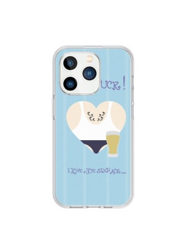 Coque iPhone 15 Pro Homme Man Fuck Love Coeur Amour - Julien Martinez