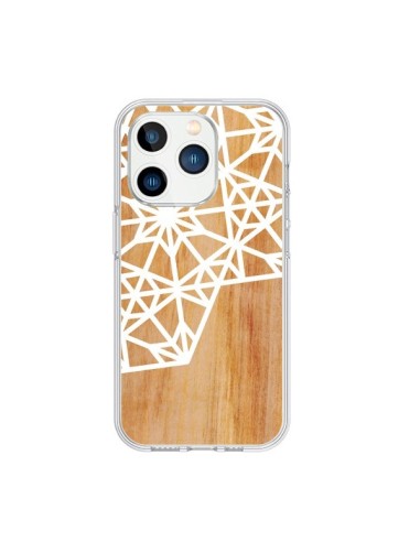 Coque iPhone 15 Pro Frozen Stars Etoile Bois Azteque Aztec Tribal - Jenny Mhairi