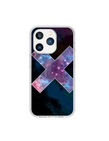 Coque iPhone 15 Pro Nebula Cross Croix Galaxie - Jonathan Perez