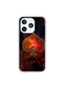 Coque iPhone 15 Pro Nebula Spade Pique Galaxie - Jonathan...