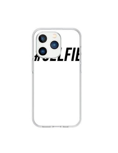 Coque iPhone 15 Pro Hashtag Selfie Noir Vertical - Jonathan Perez