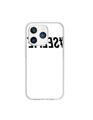 Coque iPhone 15 Pro Hashtag Selfie Noir Inversé - Jonathan Perez