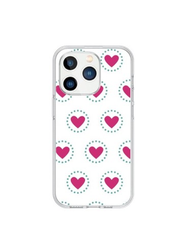 Coque iPhone 15 Pro Coeur Cercle - Jonathan Perez