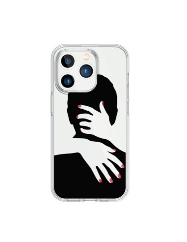 Coque iPhone 15 Pro Calin Hug Mignon Amour Love Cute Transparente - Dricia Do
