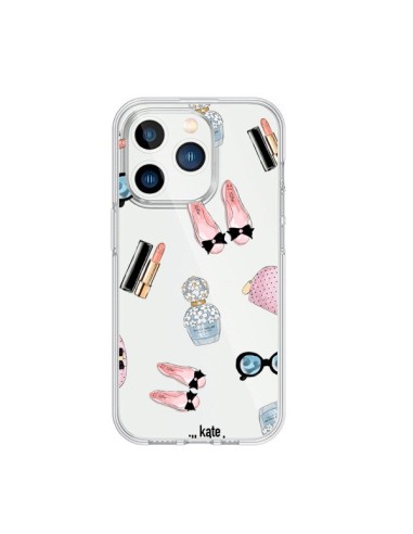 Coque iPhone 15 Pro Essential Beautiful Belle Essentiel Transparente - kateillustrate