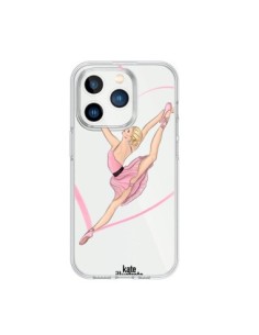 Cover iPhone 15 Pro Ballerina Salto Danza Trasparente -...