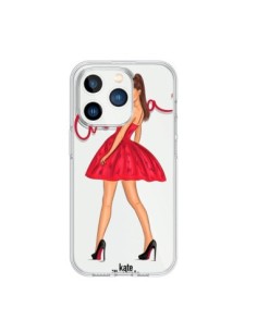 Cover iPhone 15 Pro Ariana Grande Cantante Trasparente -...