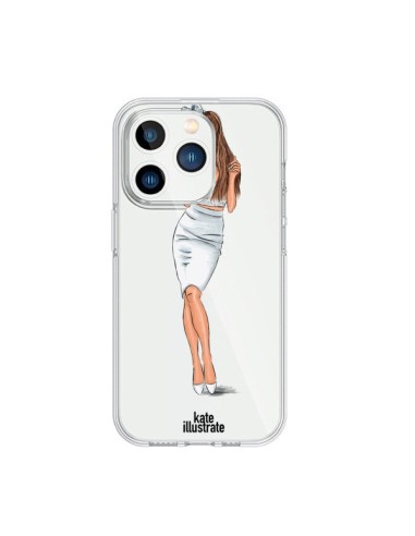 iPhone 15 Pro Case Ice Queen Ariana Grande Cantante Clear - kateillustrate