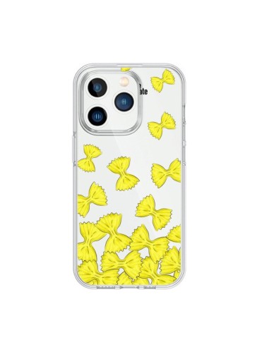 Coque iPhone 15 Pro Italian Pasta Pates Italiennes Transparente - kateillustrate