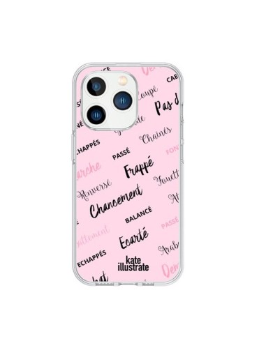 Cover iPhone 15 Pro Ballerina Parole - kateillustrate