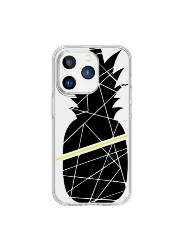 iPhone 15 Pro Case Ananas Black Clear - Koura-Rosy Kane