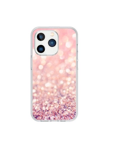 Coque iPhone 15 Pro Paillettes Blush - Lisa Argyropoulos