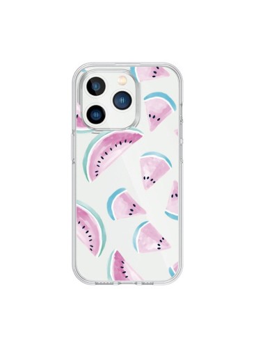 iPhone 15 Pro Case Watermalon Fruit Summer Clear - Lisa Argyropoulos