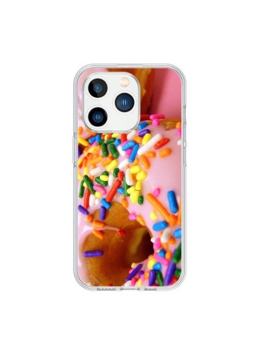 Coque iPhone 15 Pro Donuts Rose Candy Bonbon - Laetitia