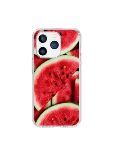 Coque iPhone 15 Pro Pastèque Watermelon Fruit - Laetitia