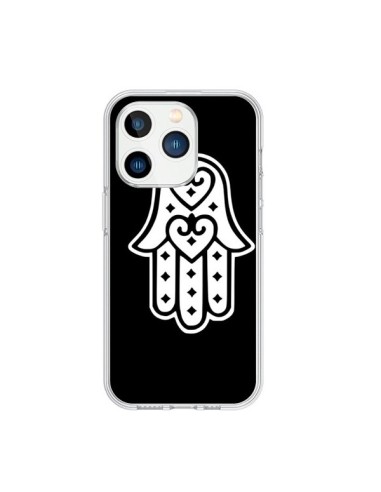 iPhone 15 Pro Case Hand of Fatima  Eye Black - Laetitia