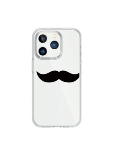 Coque iPhone 15 Pro Moustache Movember Transparente -...