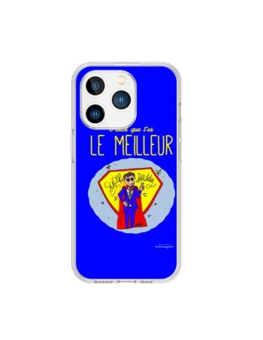 Coque iPhone 15 Pro Le meilleur Papa Fête des Pères - Leellouebrigitte