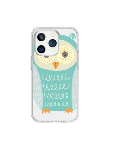 Coque iPhone 15 Pro Hibou Owl Transparente - Petit Griffin