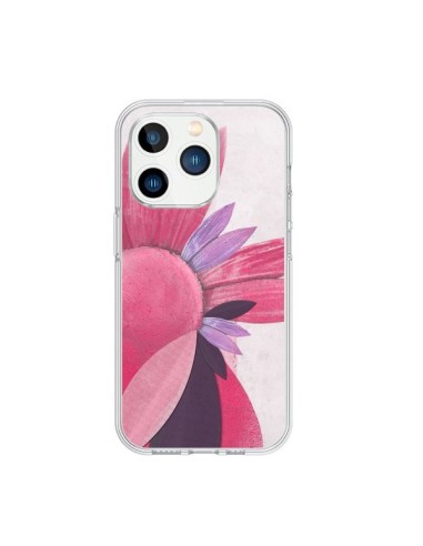 iPhone 15 Pro Case Flowers Pink - Lassana