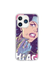 Cover iPhone 15 Pro Ragazza Shlag Comico BD - Lassana