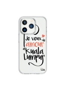 iPhone 15 Pro Case Je veux de l'amour à Kuala Lumpur...