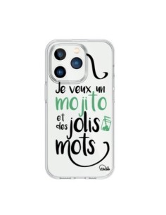 Cover iPhone 15 Pro Je veux un mojito e des jolis mots...
