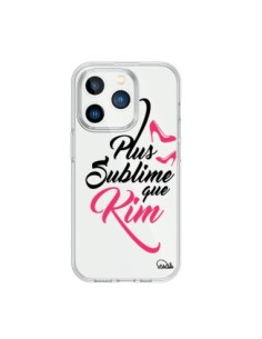 Cover iPhone 15 Pro Plus sublime que Kim Trasparente -...