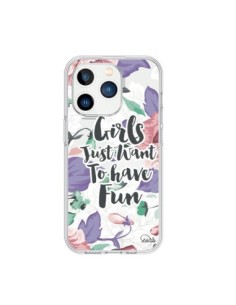Cover iPhone 15 Pro Ragazza Divertente Trasparente - Lolo...