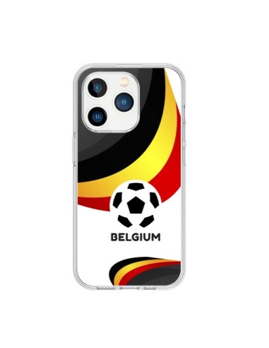Coque iPhone 15 Pro Equipe Belgique Football - Madotta