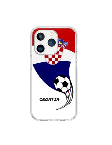Coque iPhone 15 Pro Equipe Croatie Croatia Football - Madotta