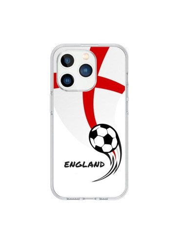 Coque iPhone 15 Pro Equipe Angleterre England Football - Madotta