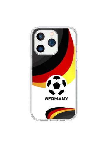 Coque iPhone 15 Pro Equipe Allemagne Football - Madotta