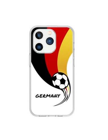 Coque iPhone 15 Pro Equipe Allemagne Germany Football - Madotta